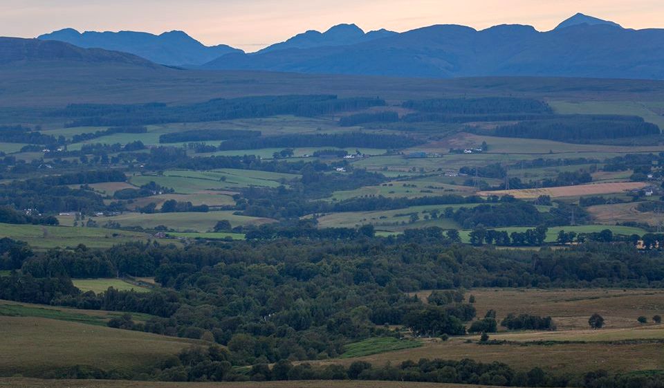 View to the North from the Campsie Fells