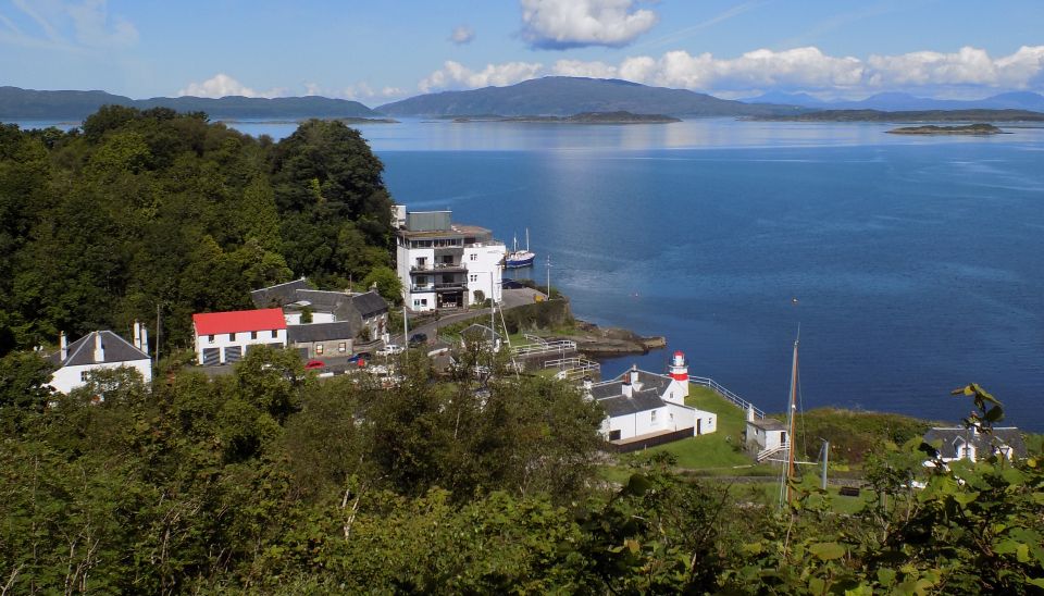 Crinan Village at the western end of the Canal