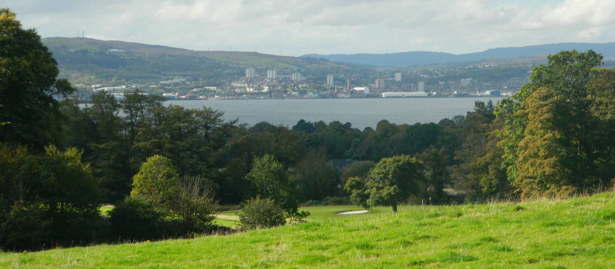 Firth of Clyde from Kilmahew Castle