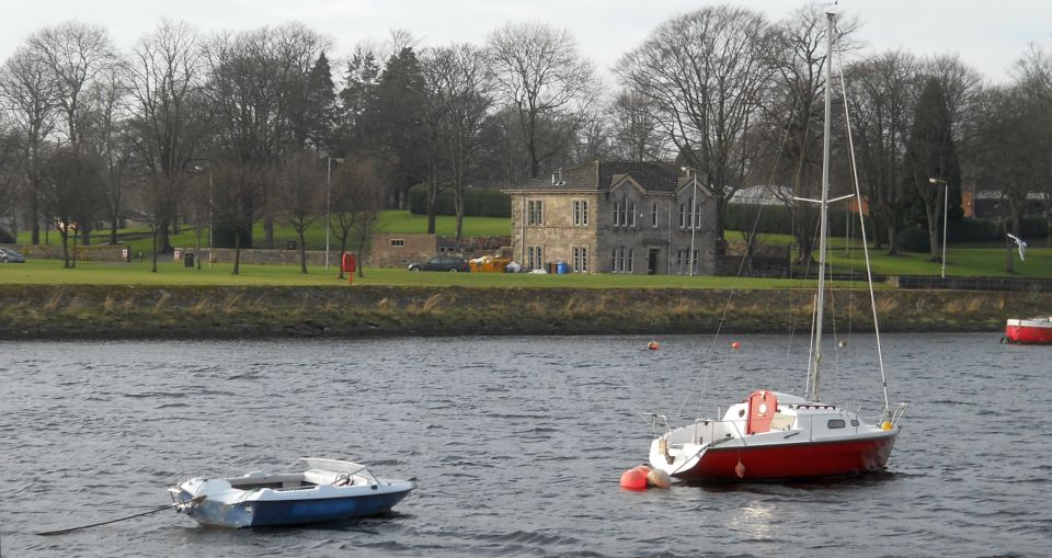 Levengrove Park across the River Leven at Dumbarton