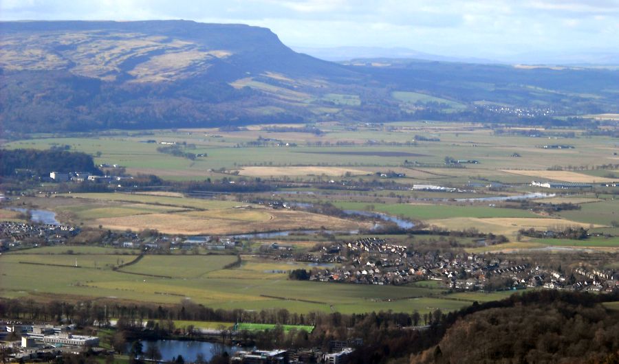 Gargunnock Hills on ascent of Dumyat