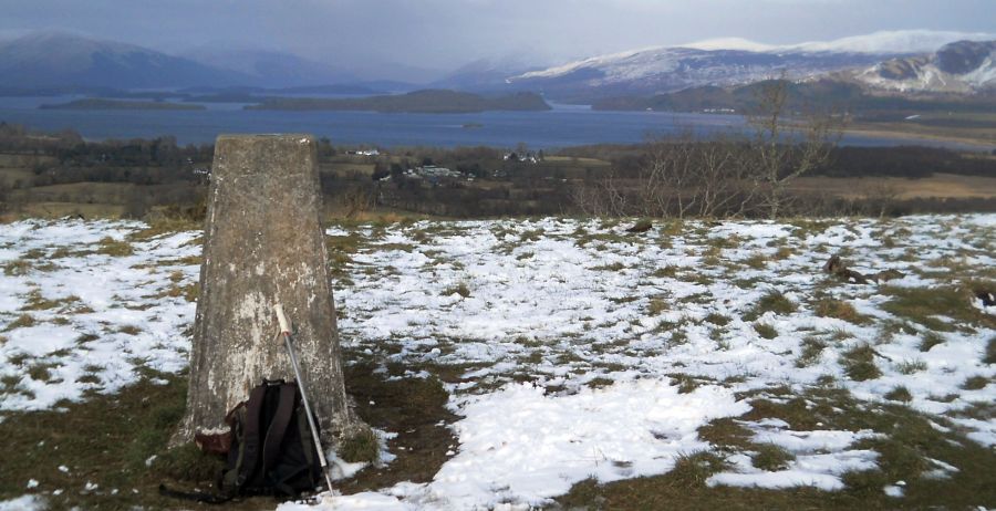 Trig Point on Duncryne Hill above Gartocharn