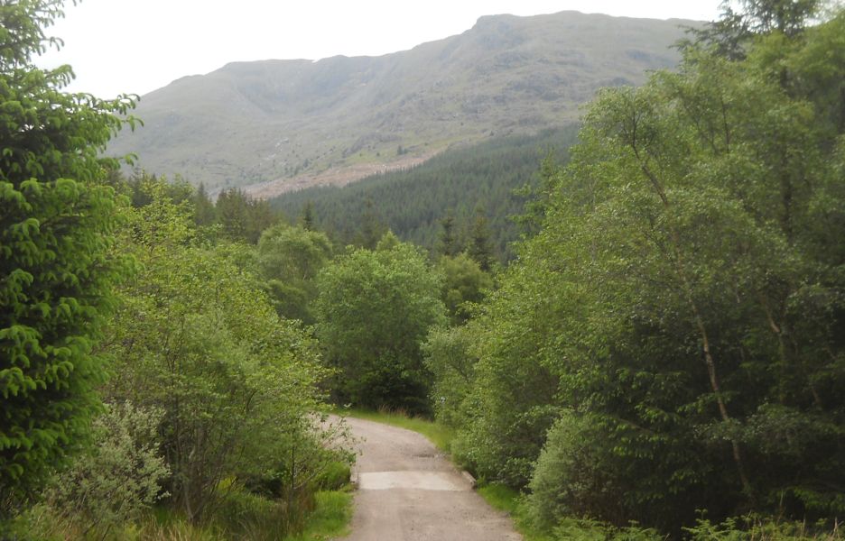 Mam na Gualainn from above Ballachulish