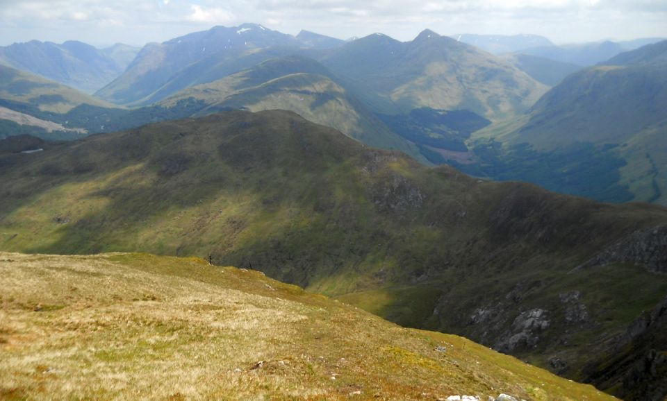 Bidean nam Bian and Sgorr na h-Ulaidh from Fraochaidh