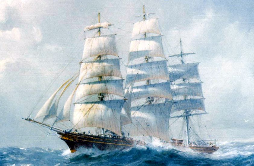 Cutty Sark - sister ship of the Carrick