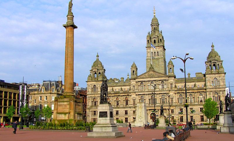 George Square in Glasgow city centre