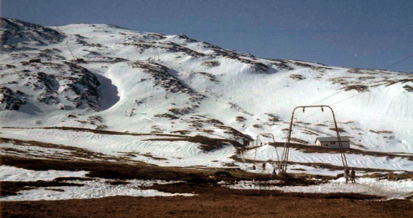 Ski Slopes on Meall a Bhuiridh in Glencoe