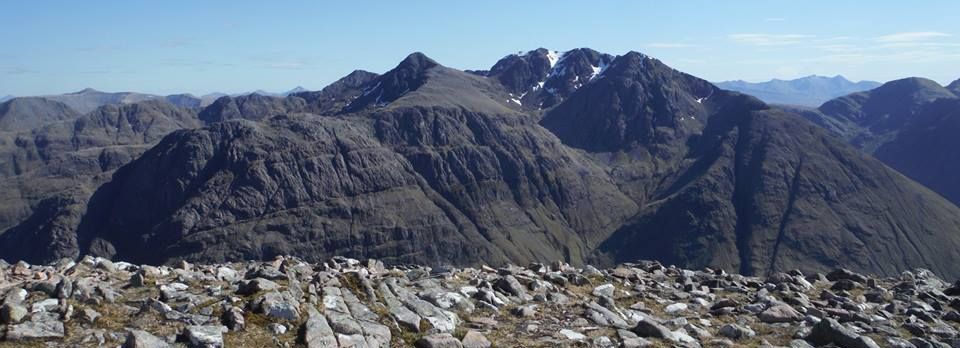 Bidean from Aonach Eagach Ridge in Glencoe