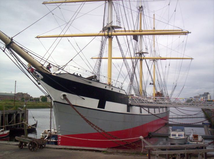 The "Tall Ship" on the River Clyde