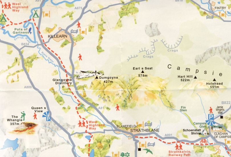 Map of Dumgoyne