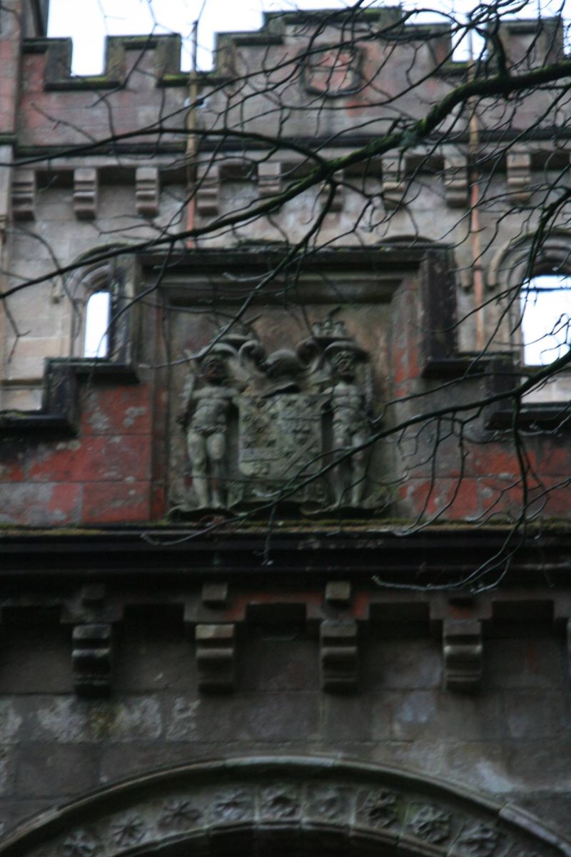 Lennox Castle above Lennoxtown