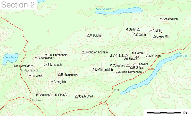 Munros of the Central Highlands