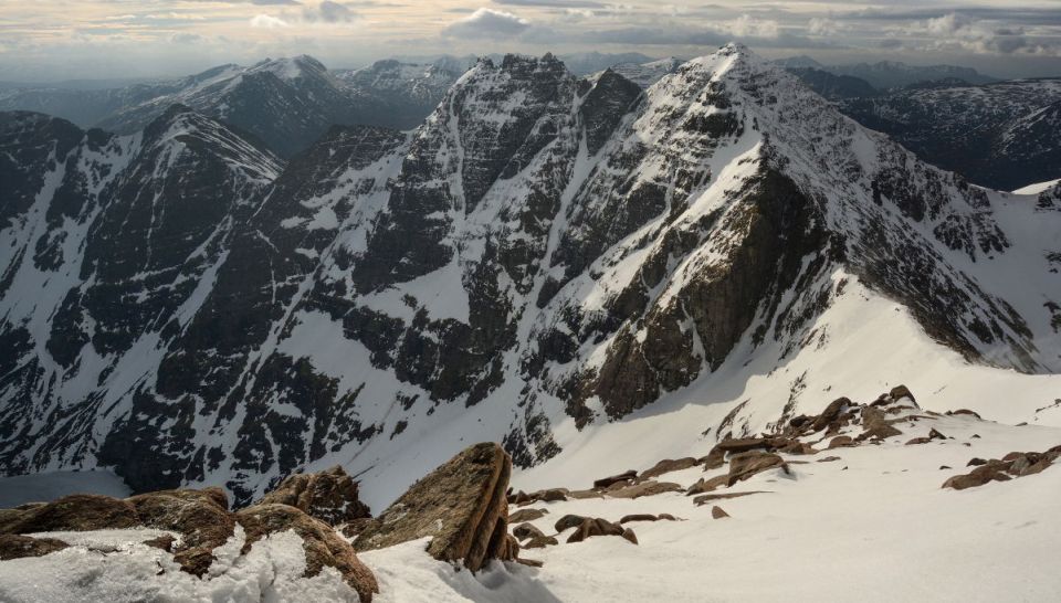 An Teallach in winter in the NW Highlands of Scotland