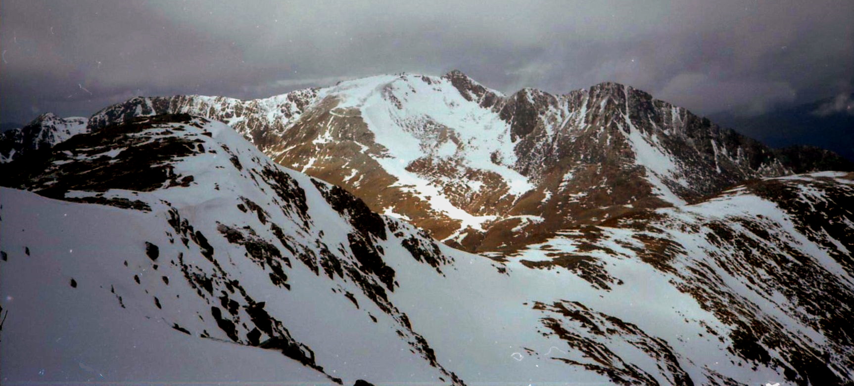 The Saddle and Forcan Ridge  above Glen Shiel