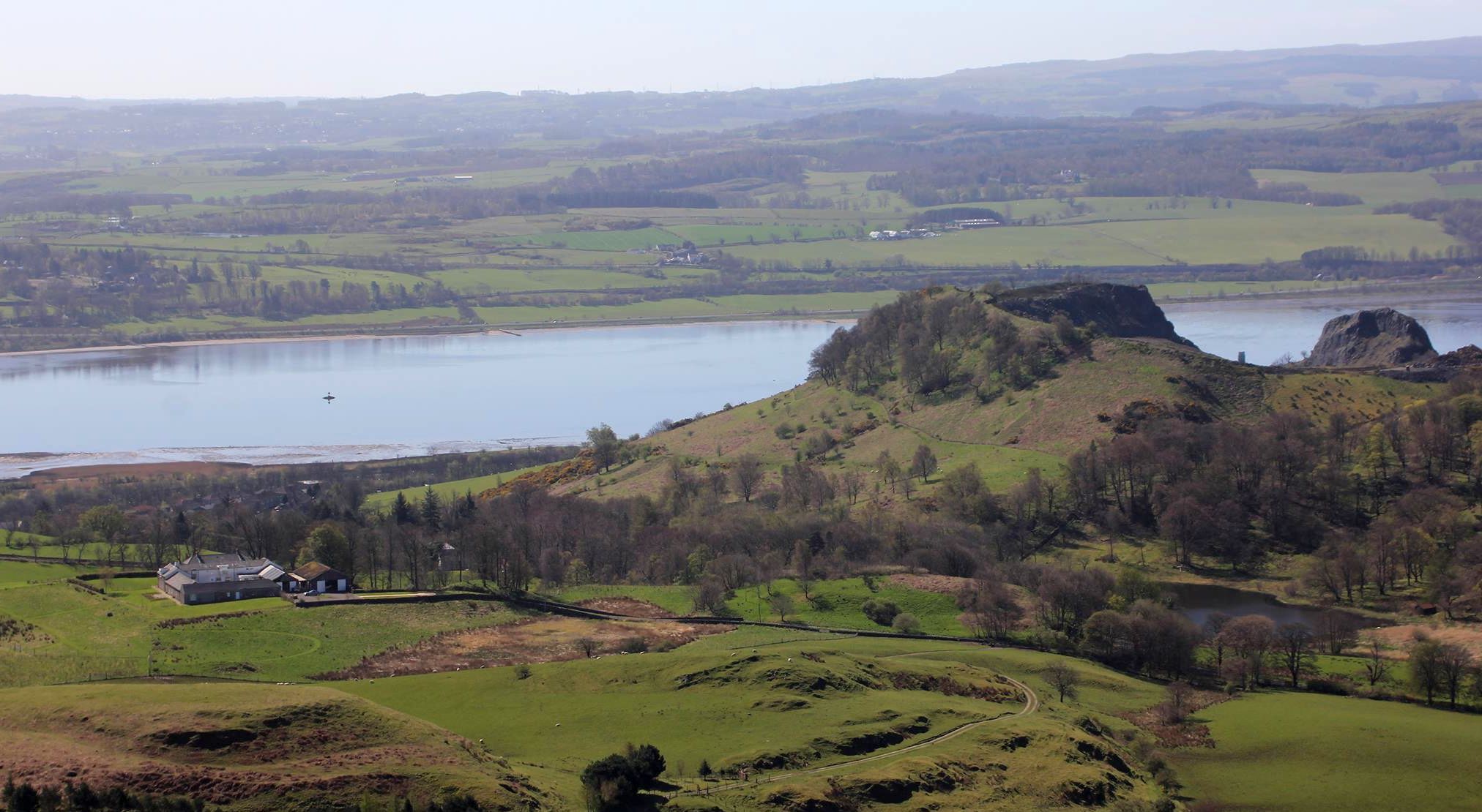 Dun Hill and Dumbuck Crags above Loch Bowie