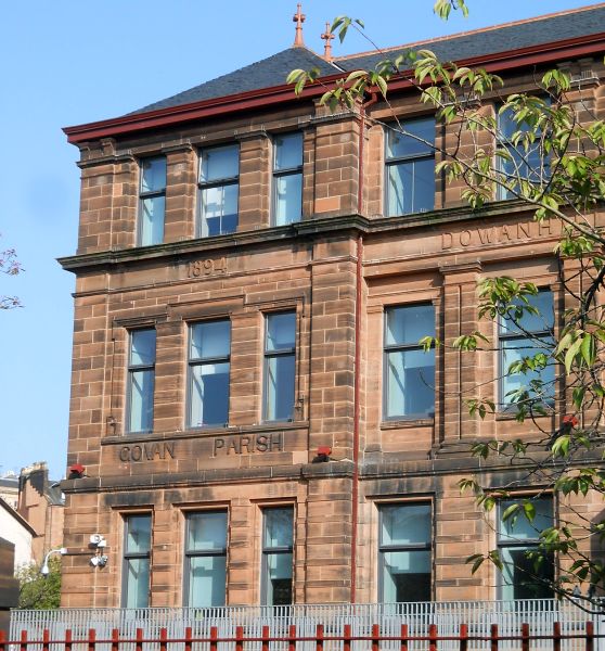 Dowanhill Public School off Byres Road in west of Glasgow