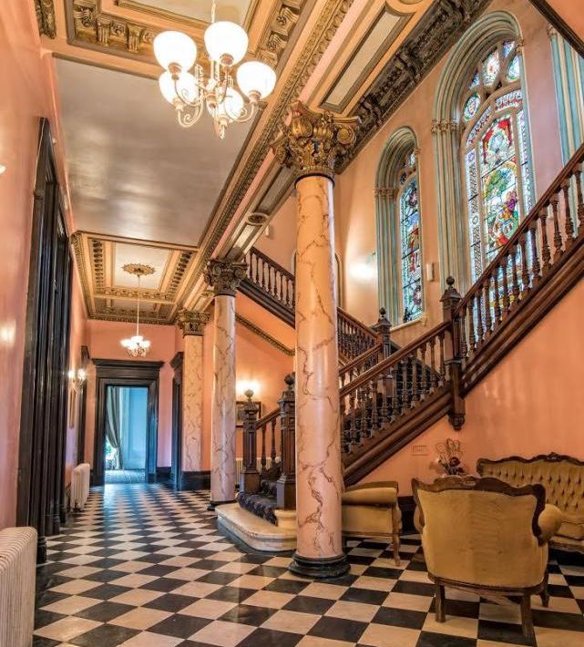 Interior of Dalmoak Castle near Dumbarton