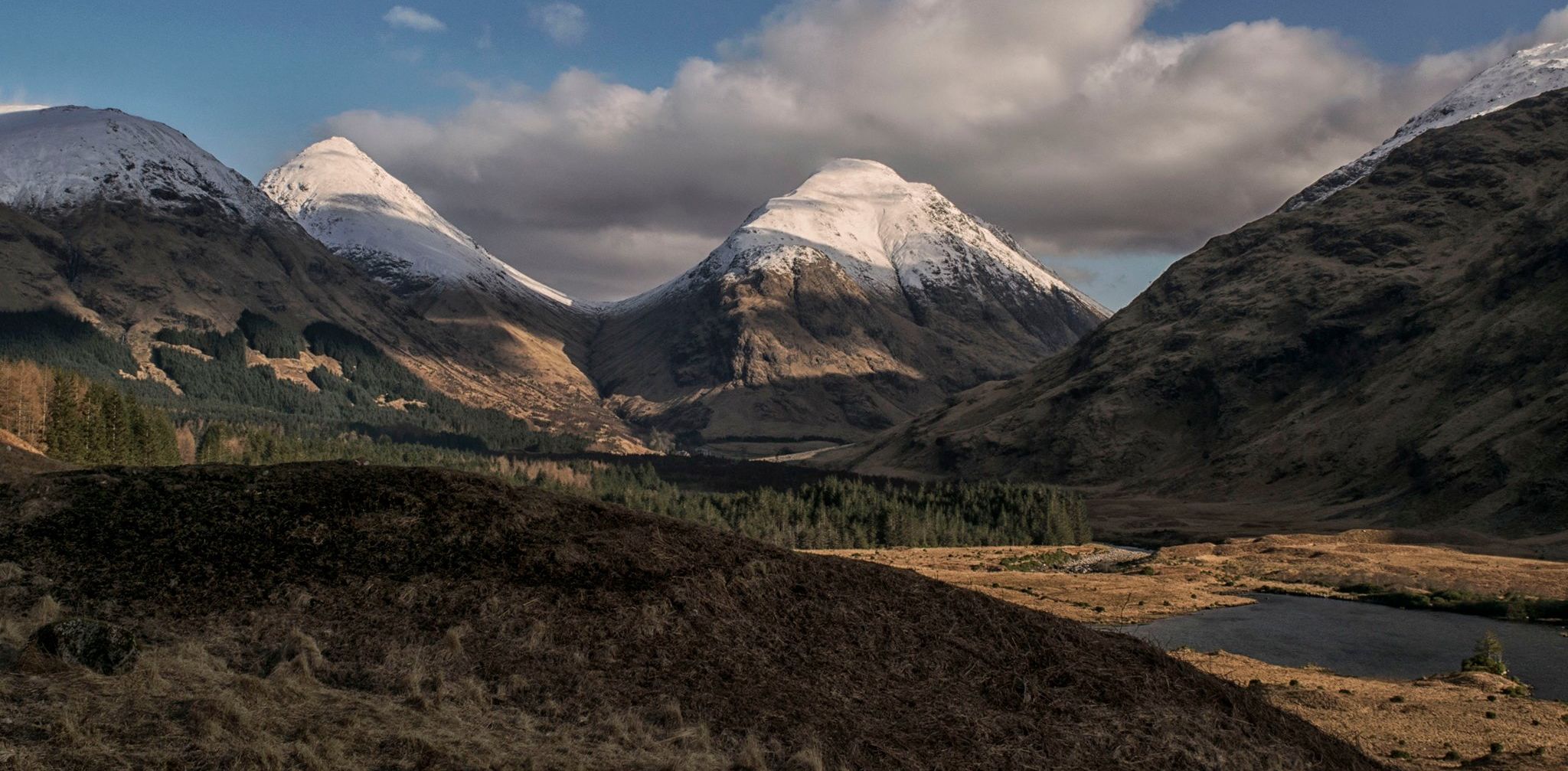 Buachaille Etive Beag and Buachaille Etive Mor