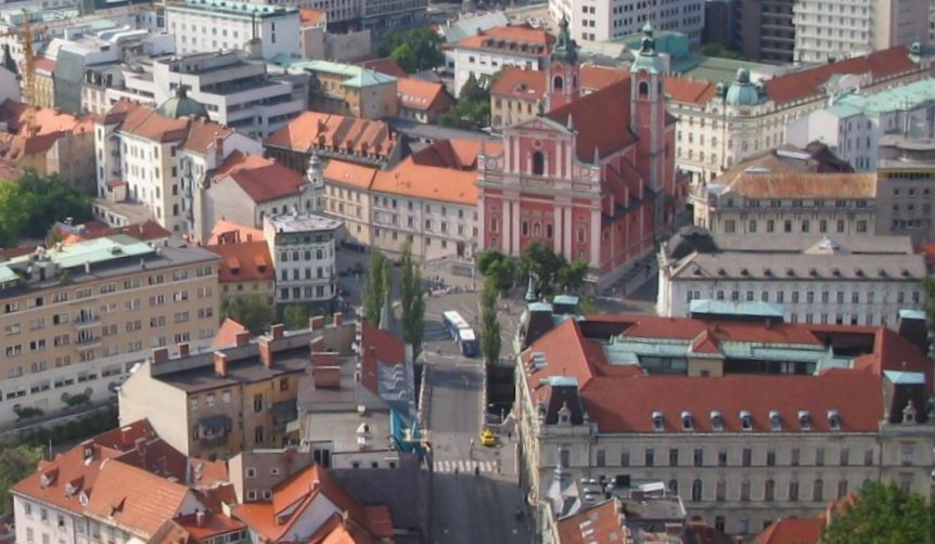 Ljubljana - capital city of Slovenia