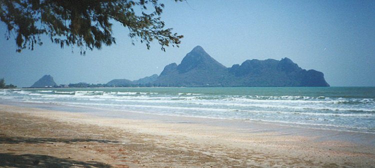 Beach at Ao Manao at Prachuap Kiri Khan