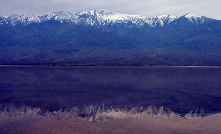 Telescope Peak from Badwater in Death Valley