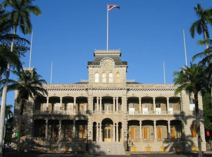 Iolani Palace in Honolulu