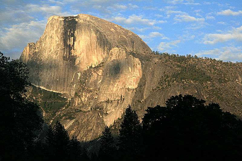 Half Dome at sunset