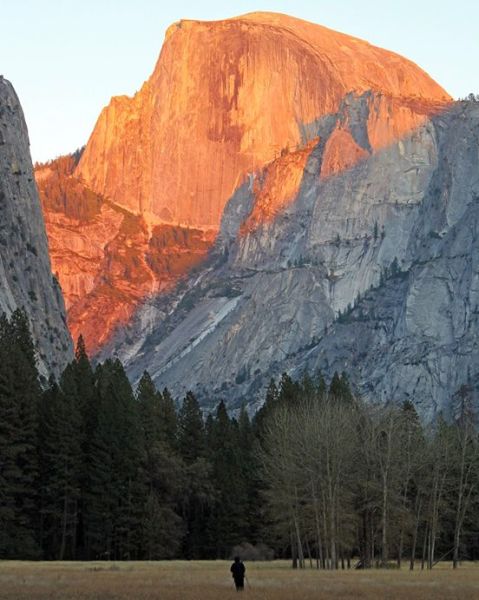 Half Dome in Yosemite Valley National Park in California