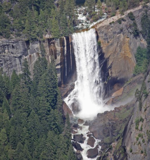 Vernal Falls in Yosemite Valley