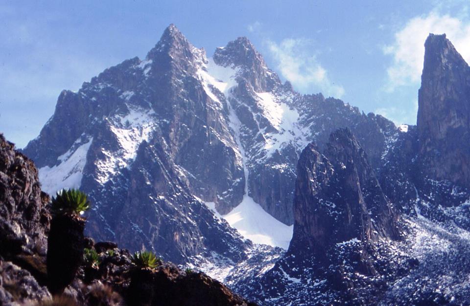 Mount Kenya in East Africa